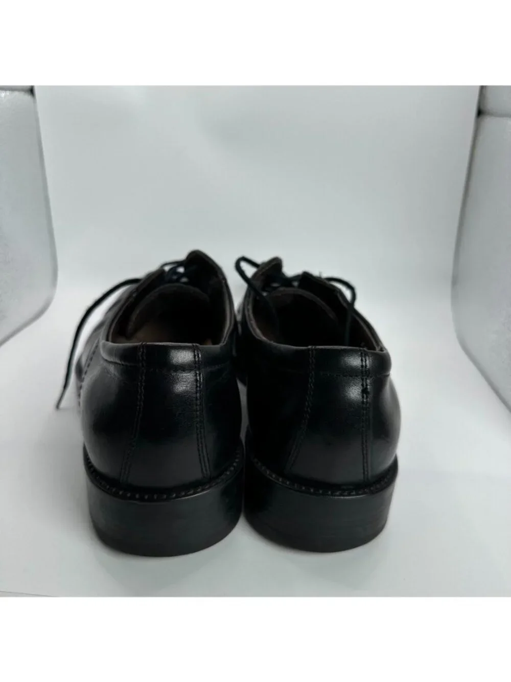 Samuel Hubbard Shoes Mens 9 M Black Cap Toe Oxford Leather Lace Up Made Italy
